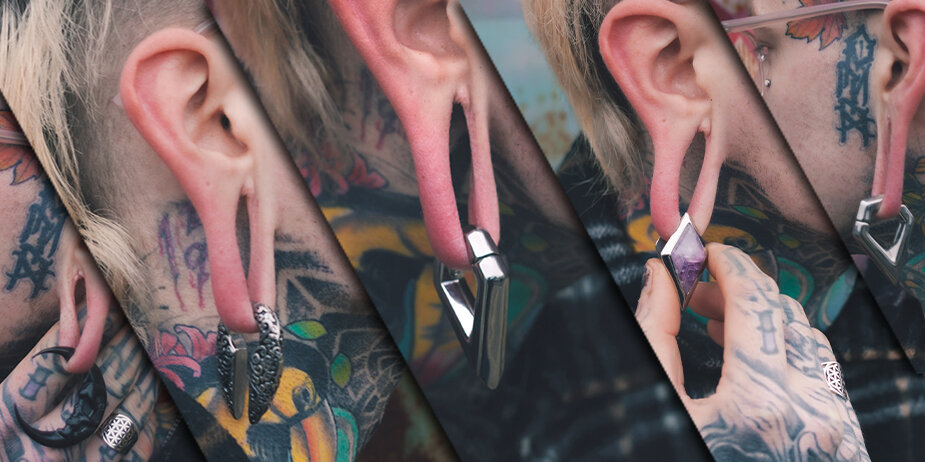 NEW: Ear Hangers, Weights & Saddles For Stretched Piercings