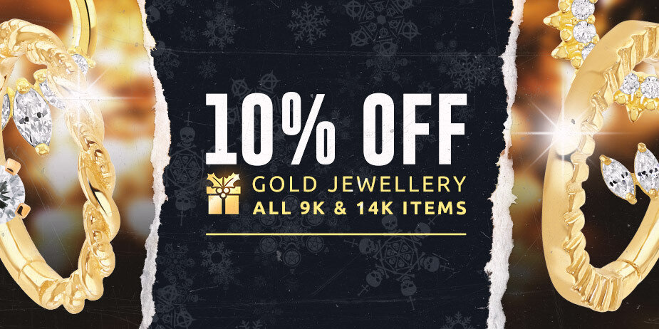 Regale oro esta Navidad: ¡10 % de descuento en joyas de oro de 9k y 14k!