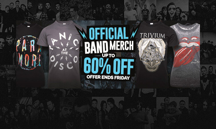 Up To 60% Off In Our Band Merch Store