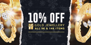Schenken Sie dieses Weihnachten Gold: 10 % Rabatt auf 9-karätigen/14-karätigen Schmuck!