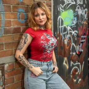 Ed Hardy Death Or Glory T-Shirt (Red)