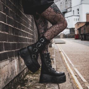 New Rock M.1473-S3 Space Boots (Black)