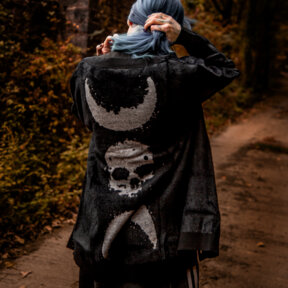 Killstar Night Nomad Longline Cardigan (Black)