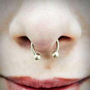 Septum Piercing | Plasma Gold Circular Barbell