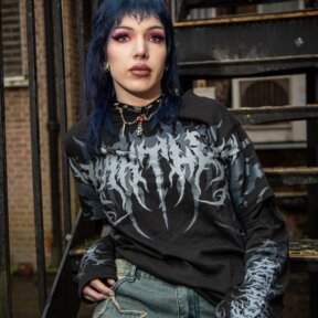 Heartless Akumu Top (Black/Grey)