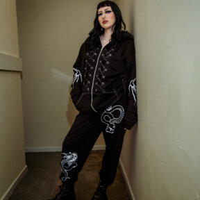 Heartless Bat Hoodie & Venom Joggers