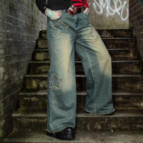 Third Identity Aura Stars Jeans (Blue)