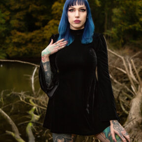 Killstar Dark Dawn Mini Dress (Black)