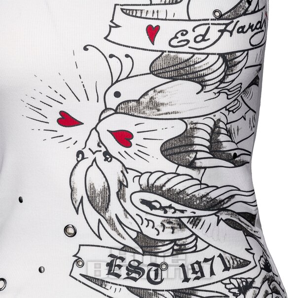Ed Hardy Love Birds Vest (White) | Alt Vest Tops