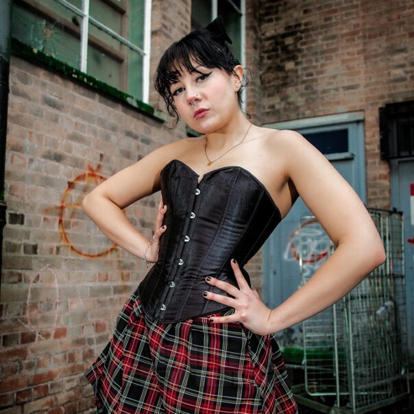 Vixxsin Katya Gothic Corset (Black) | Blue Banana