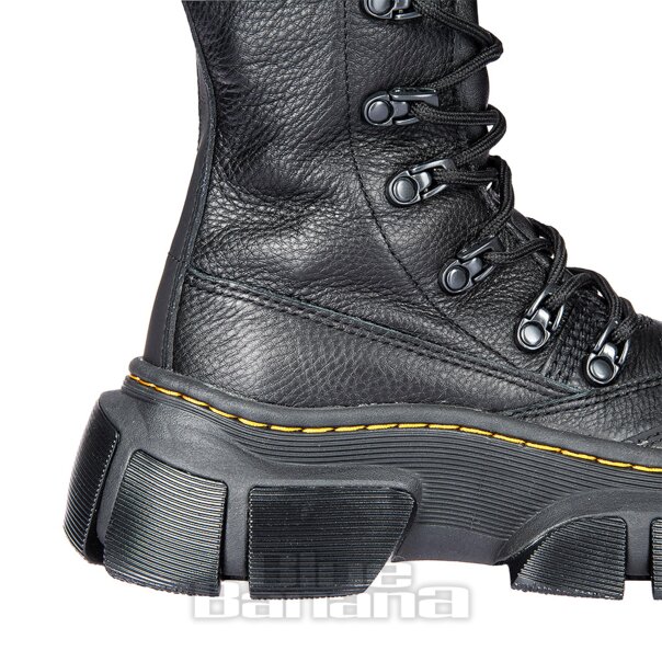 Dr Martens Hi-Soft Leather Boots (Black) | Blue Banana
