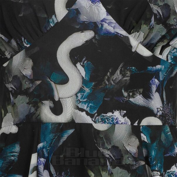 Hell Bunny Serpent Midi Dress (Multicolour) | Alternative Midi Dresses