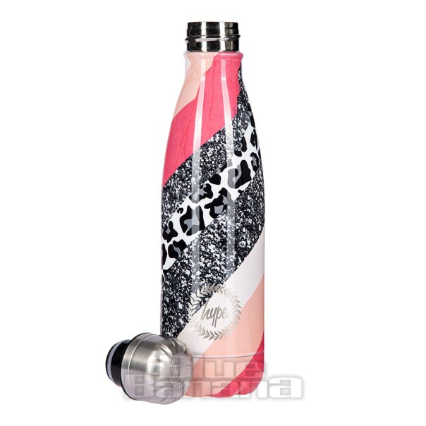 Hype Leopard Glitter Wave Wasserflasche (Mehrfarbig)