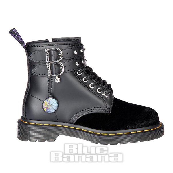 Dr Martens 1460 Wednesday Boots (Black Velvet) | Blue Banana