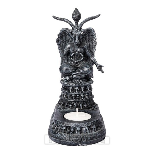 Nemesis Now Baphomet's Devotion Tealight Holder (Black) | Blue Banana