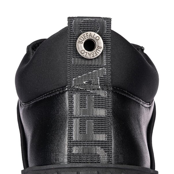 Chaussure végane Buffalo Gospher Hike (noire) | Blue Banana Footwear
