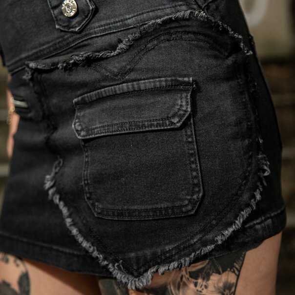 Banned Heartbreaker Skirt (Black) | Alternative Fashion, Goth Clothing