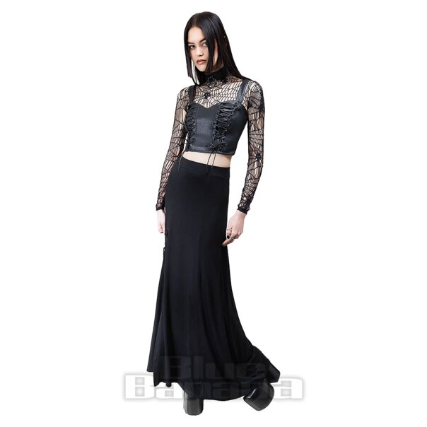 Killstar Nyxian Corset Top (Black) | Gothic Fashion