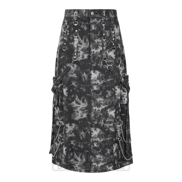 Banned Eris Camo Skirt (Grau) | Blue Banana