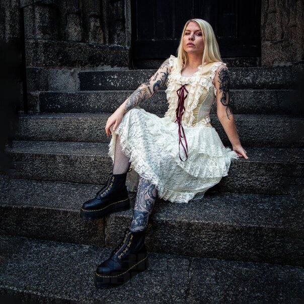 Desdemona Kleid (Creme)