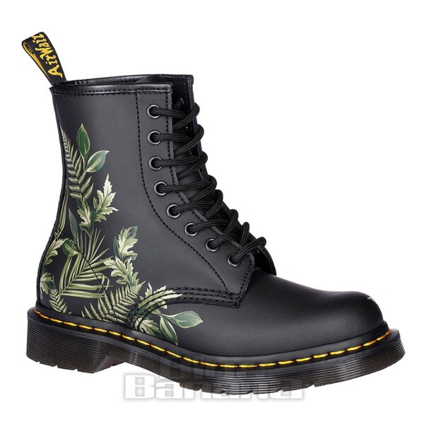 Dr Martens 1460 Evergreen Genix Boots (Black) | 1460 Boots