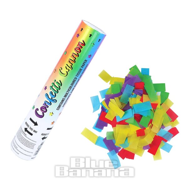 Blue Banana Pride Confetti Cannon (Rainbow) | Blue Banana