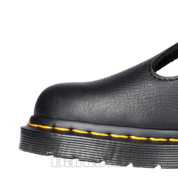 Dr Martens Polley Smooth Leather Mary Jane (Black) | Blue Banana Shoes