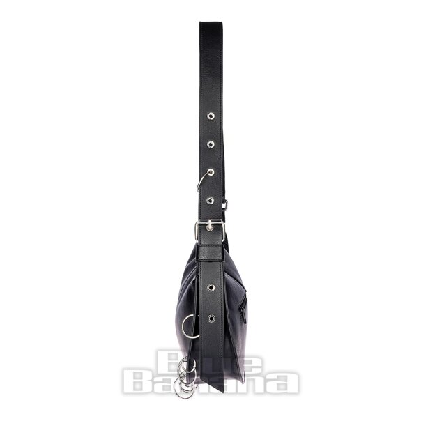 Banned Iron Halo Hobo Bag (Black) | Alternative Accessories | Alternative Handbags