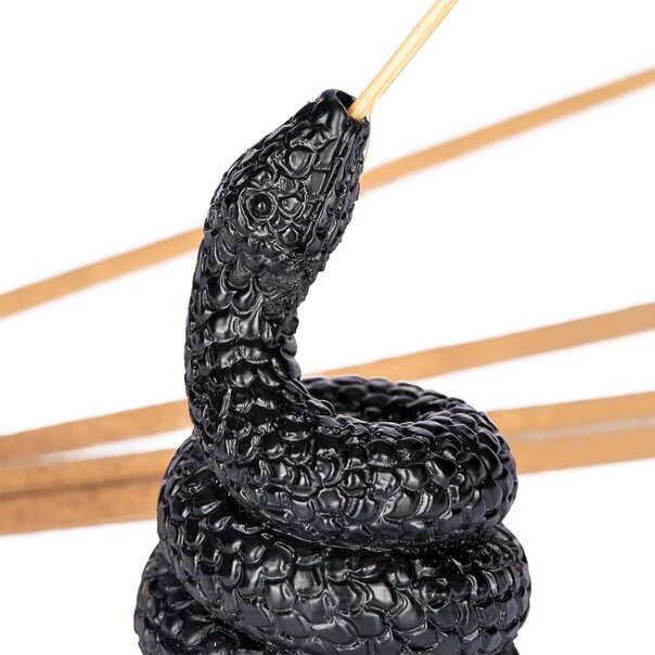 Something Different Schlangen-Räucherstäbchenhalter (Schwarz) | Blue Banana