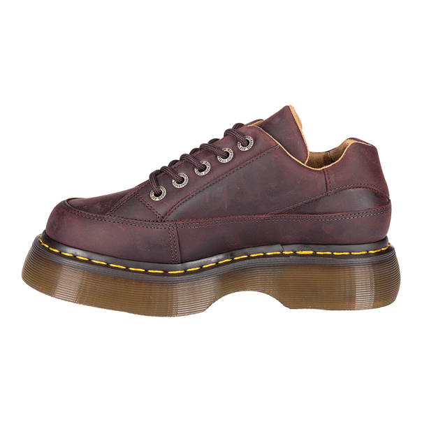 Dr Martens Buzz 5I Crazy Horse Shoe (Cherry) | Alternative Shoes