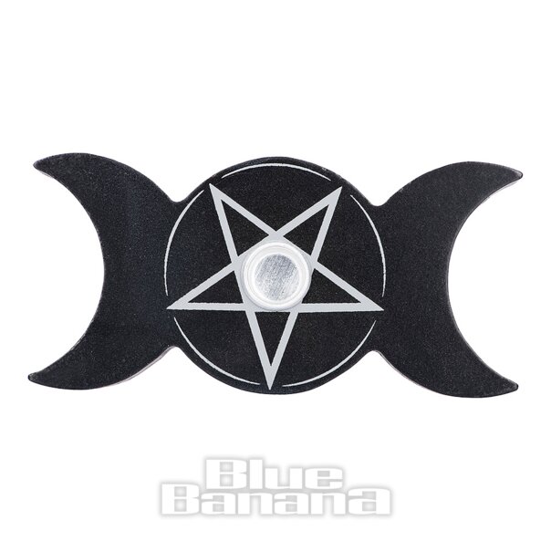 Etwas anderes Dreifachmond-Kerzenhalter (Schwarz) | Blue Banana