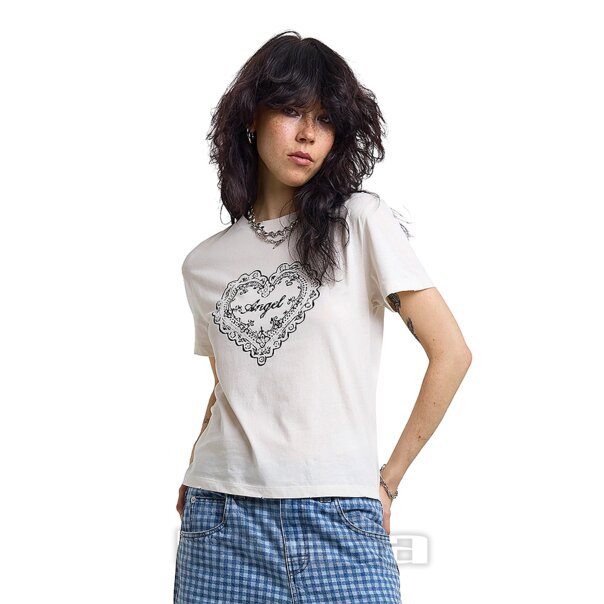 Ragged Priest Angel T-Shirt (Ecru) | Alternative Clothing