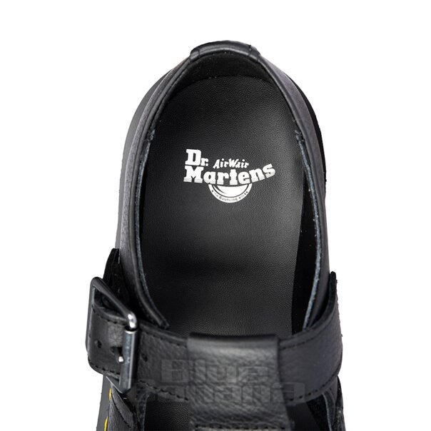 Dr Martens Polley Smooth Leather Mary Jane (Black) | Blue Banana Shoes