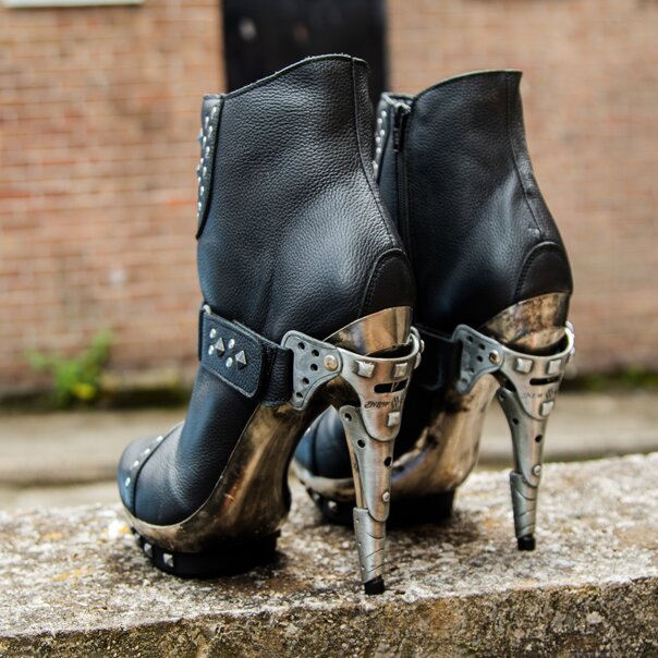 New Rock M.Punk003-C1 Boots (Black) | Blue Banana