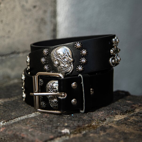 Blue Banana Large Skull & Dagger Belt