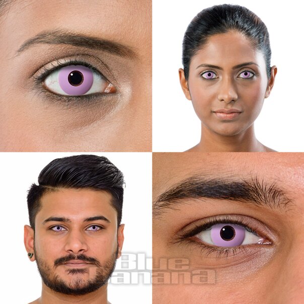 Sakura Pink Daily Coloured Contact Lenses | Halloween Contact Lenses