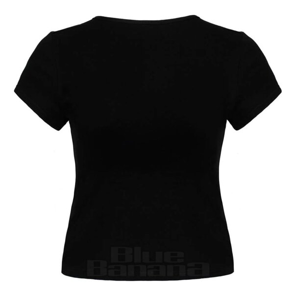 Hell Bunny X Care Bear Cheer Bear Top (Black) | Kawaii Fashion