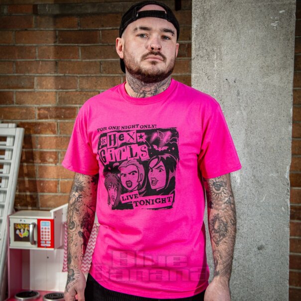 Official Hex Girls Live Tonight T-Shirt (Pink) | Blue Banana