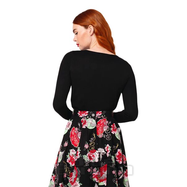 Hell Bunny Yuna Cardigan (Black) | Alternative Tops, Gothic Cardigan