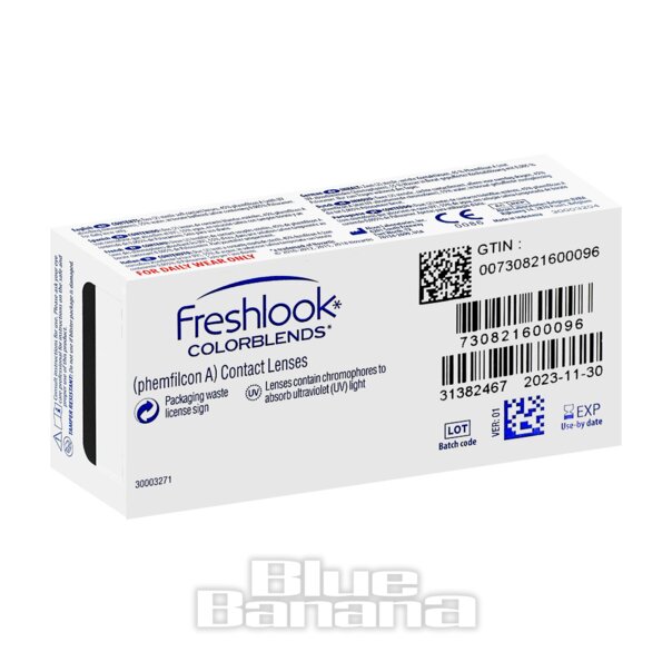 Lenti a contatto mensili Freshlook Colorblends Grigie con prescrizione medica