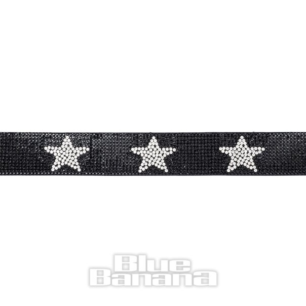 Blue Banana Crystal Stars Gürtel (Schwarz) | Blue Banana