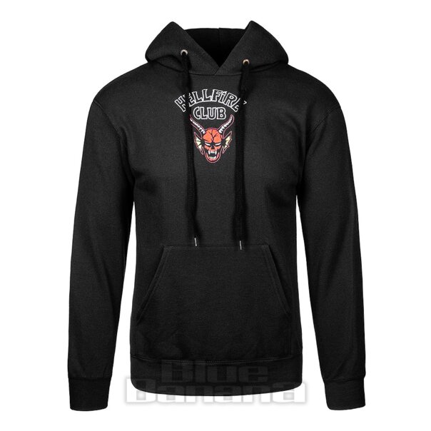 Official Stranger Things Llamas Del Club Del Fuego Infernal Sudadera (Negro)