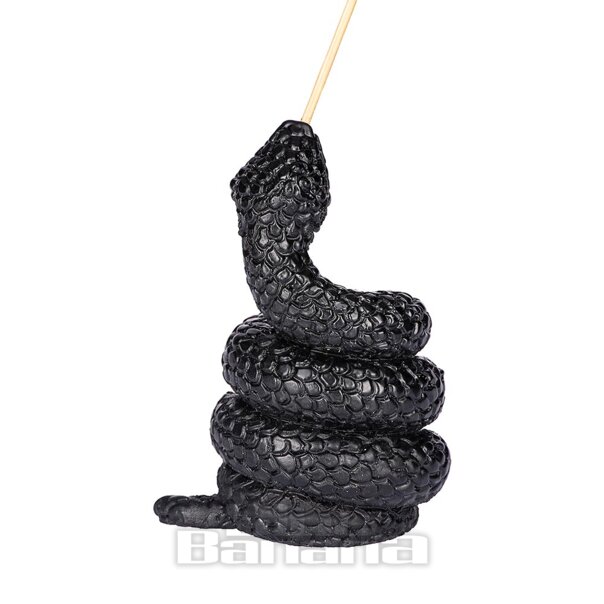 Something Different Schlangen-Räucherstäbchenhalter (Schwarz) | Blue Banana