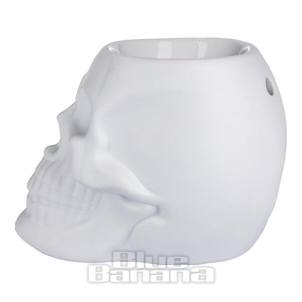 Etwas Besonderes: Totenkopf-Ölbrenner (Weiß) | Blue Banana Gifts