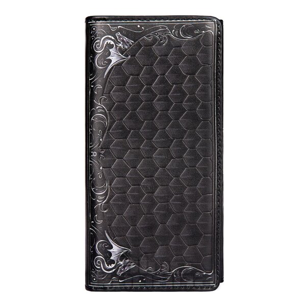 Nemesis Now Gothic Dragon Scale Embossed Purse (Black) | Blue Banana