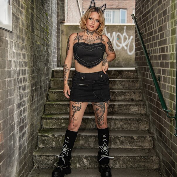Banned Heartbreaker Top (Black) | Alternative Fashion, Goth Clothing