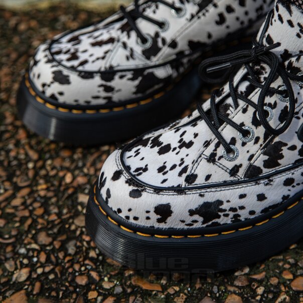 Dr. Martens Buzz 5I Dalmatiner-Schuh (Schwarz & Creme) | Blue Banana