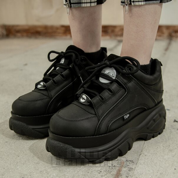 Buffalo Classic Trainer (Nero) | Scarpe con plateau alternative