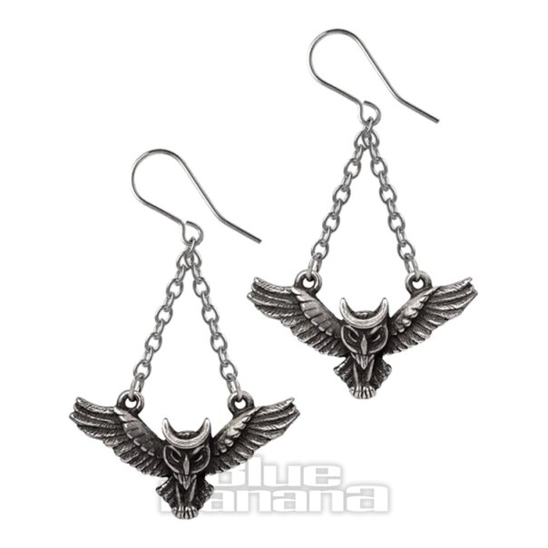 Orecchini Alchemy Gothic Noctis Athena (argento) | Blue Banana Accessories