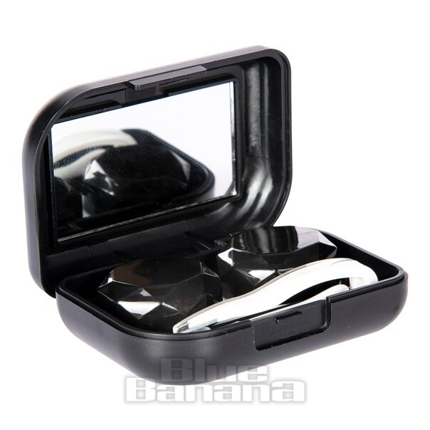 Kit custodia da viaggio per lenti a contatto (nero) | Lenti a contatto colorate